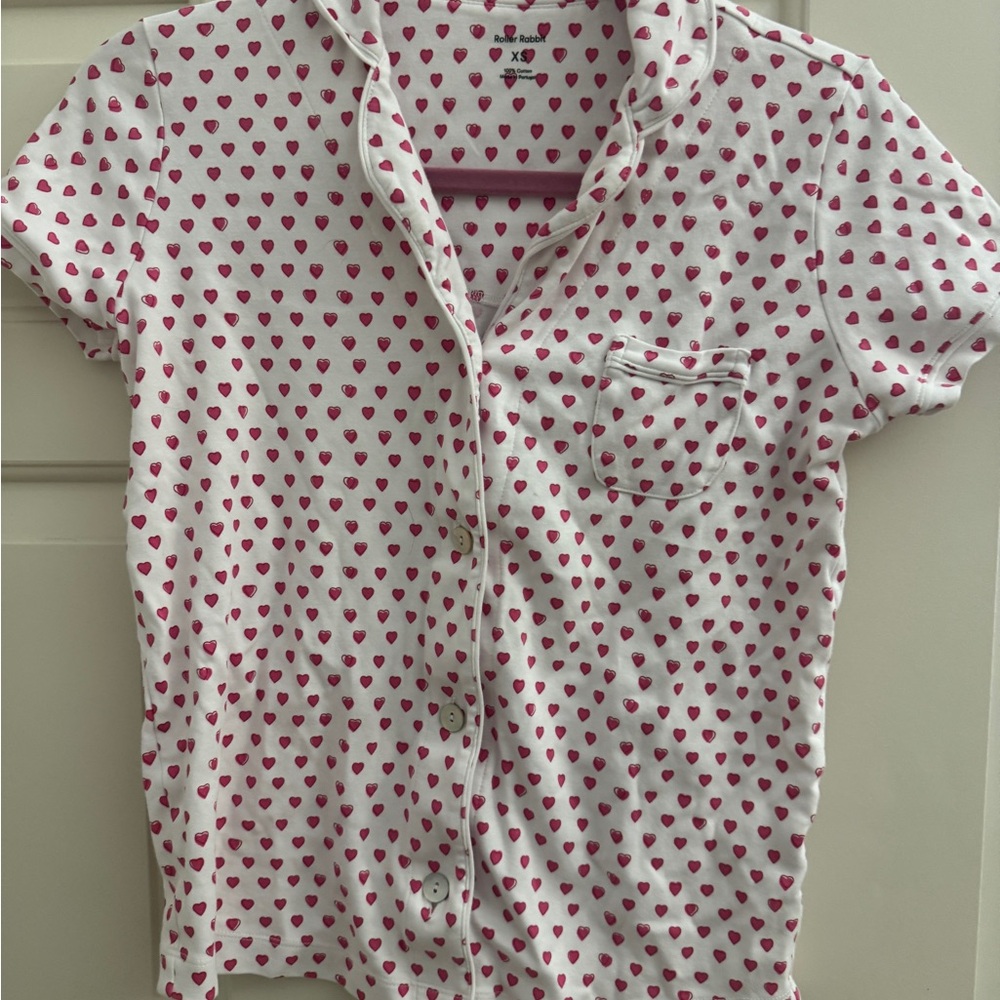 Roller rabbit pj top only xs